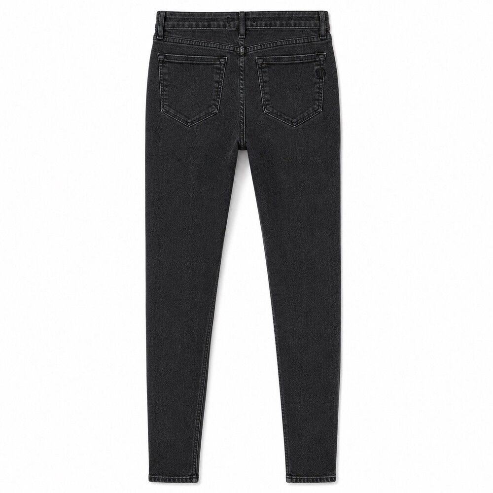Miss Me Skinny Jeans Womens 27x29 Rocker Y2K Dark Gray Stretch Denim Classic